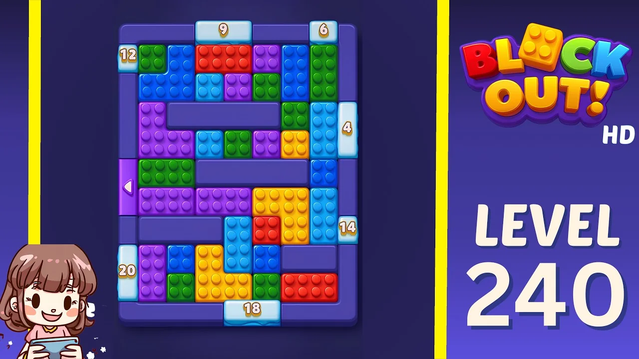 Block Out Level 240 gameplay
