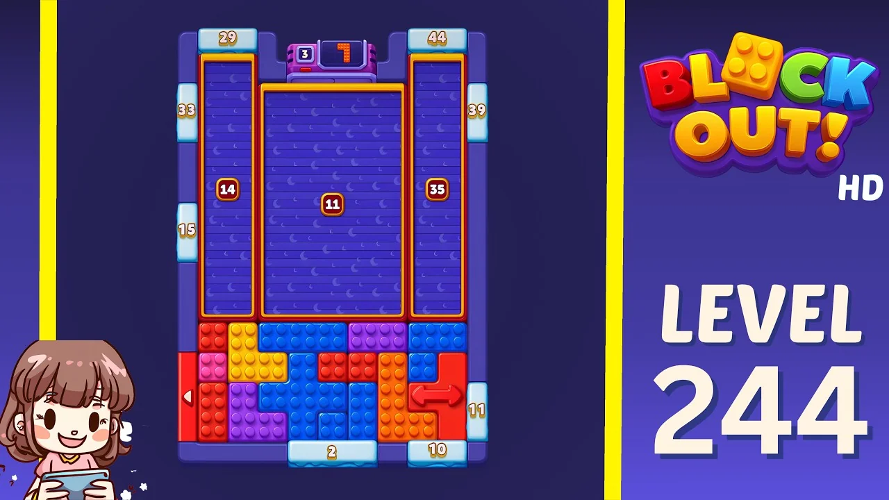 Block Out Level 244 gameplay