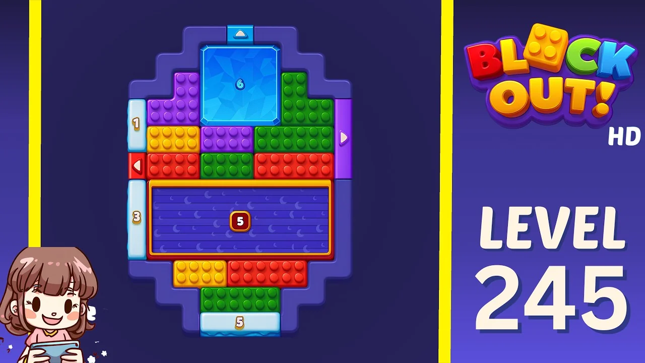 Block Out Level 245 gameplay