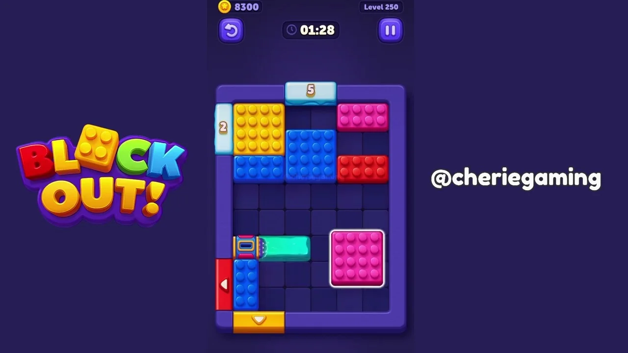 Block Out Level 250 gameplay