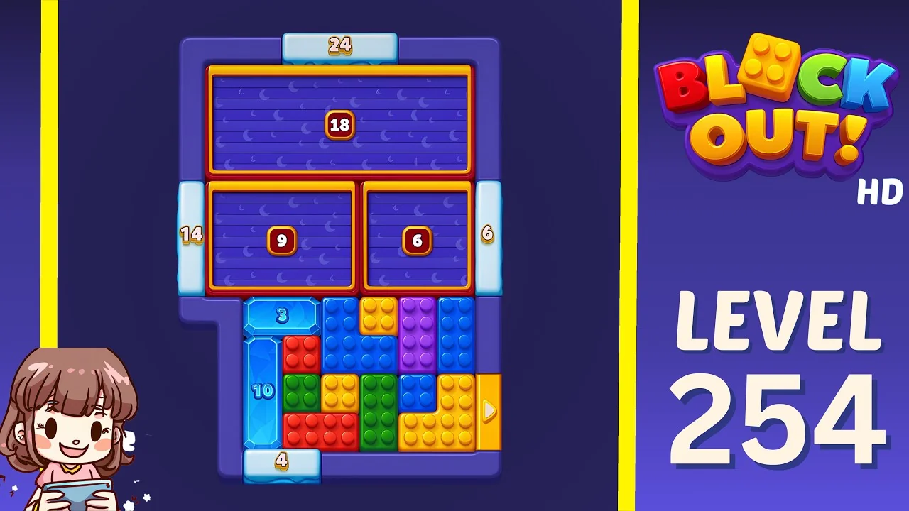 Block Out Level 254 gameplay