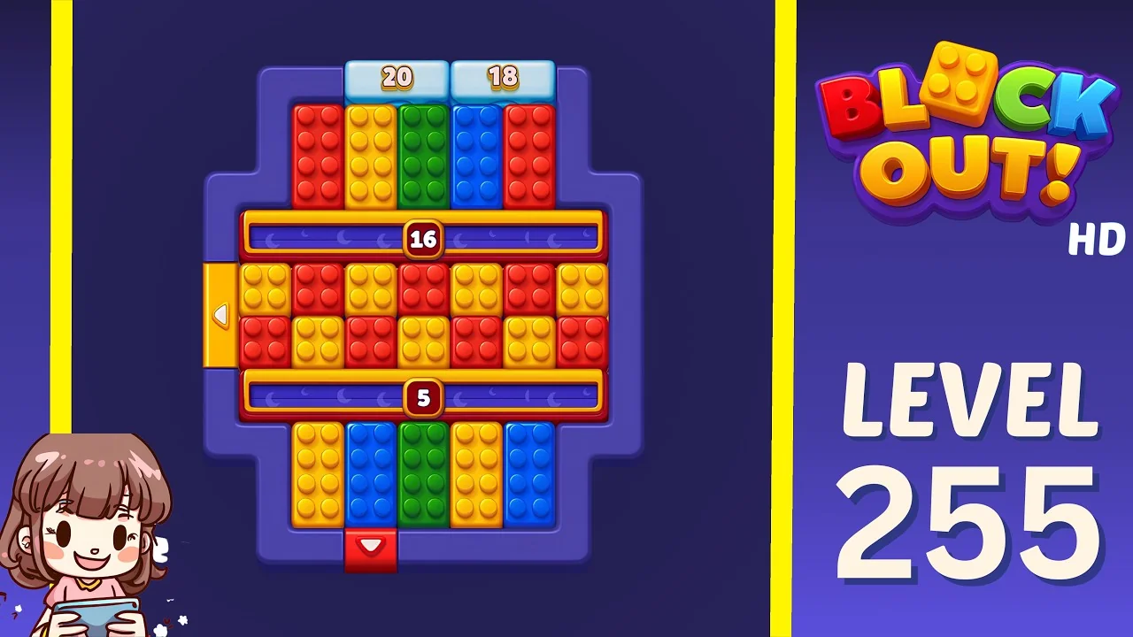 Block Out Level 255 gameplay