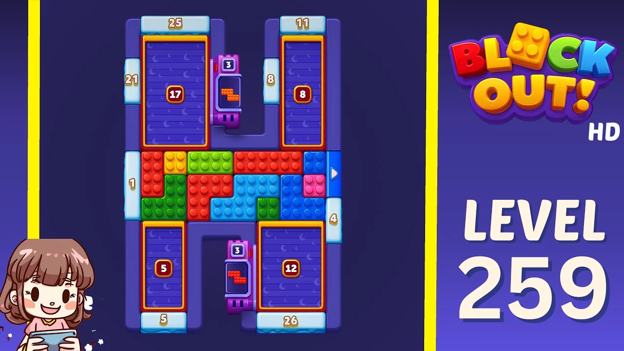 Block Out Level 259 gameplay