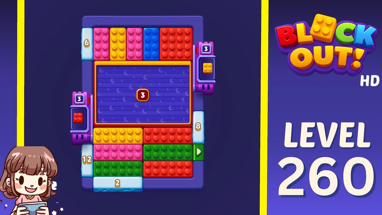 Block Out Level 260 gameplay