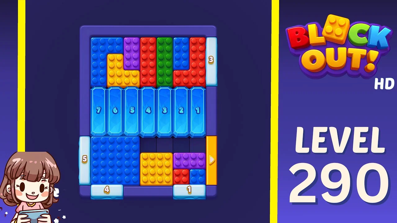 Block Out Level 290 gameplay
