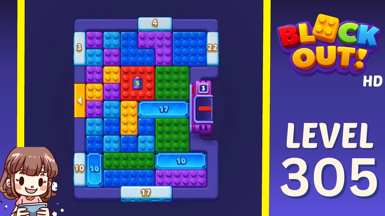 Block Out Level 305 gameplay