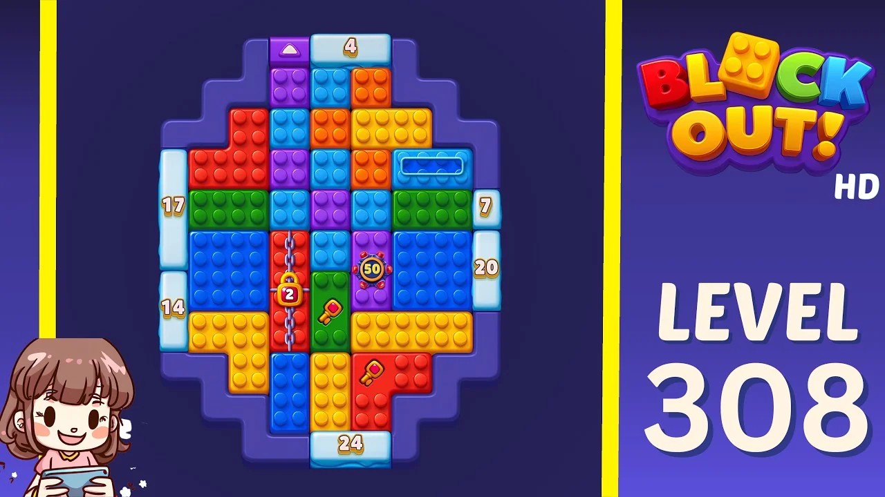 Block Out Level 308 gameplay