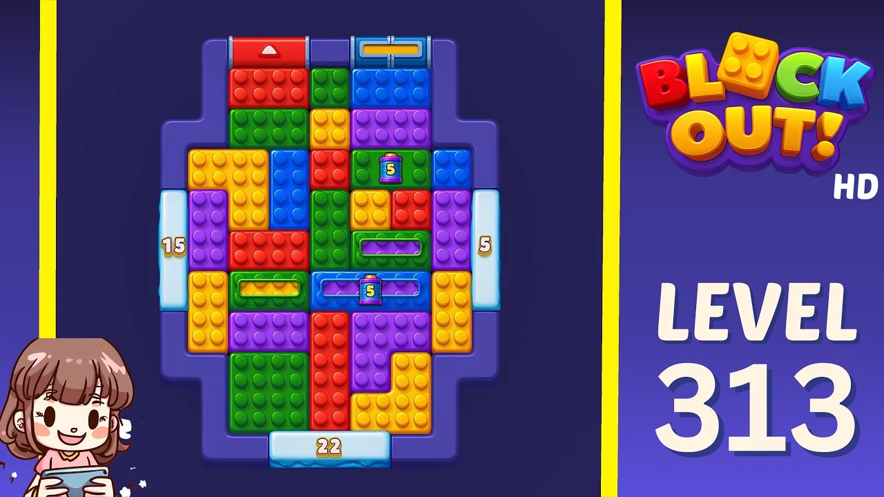 Block Out Level 313 gameplay