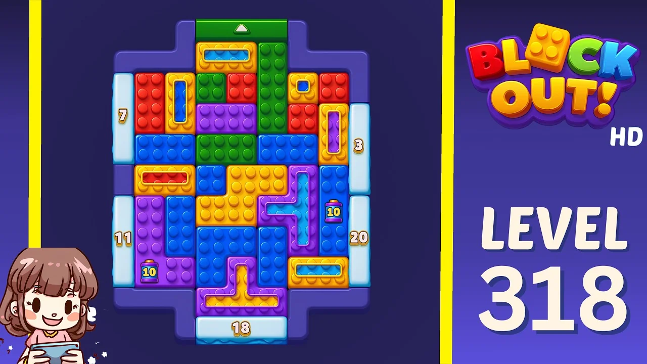 Block Out Level 318 gameplay