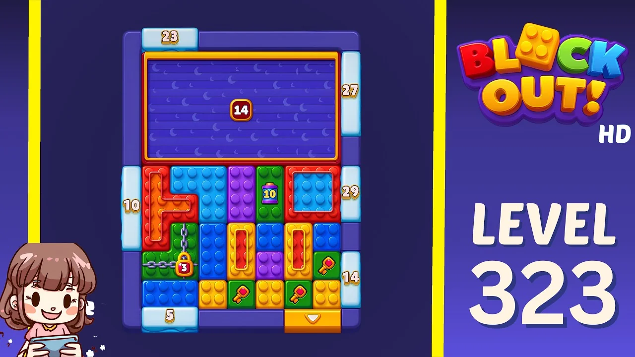 Block Out Level 323 gameplay