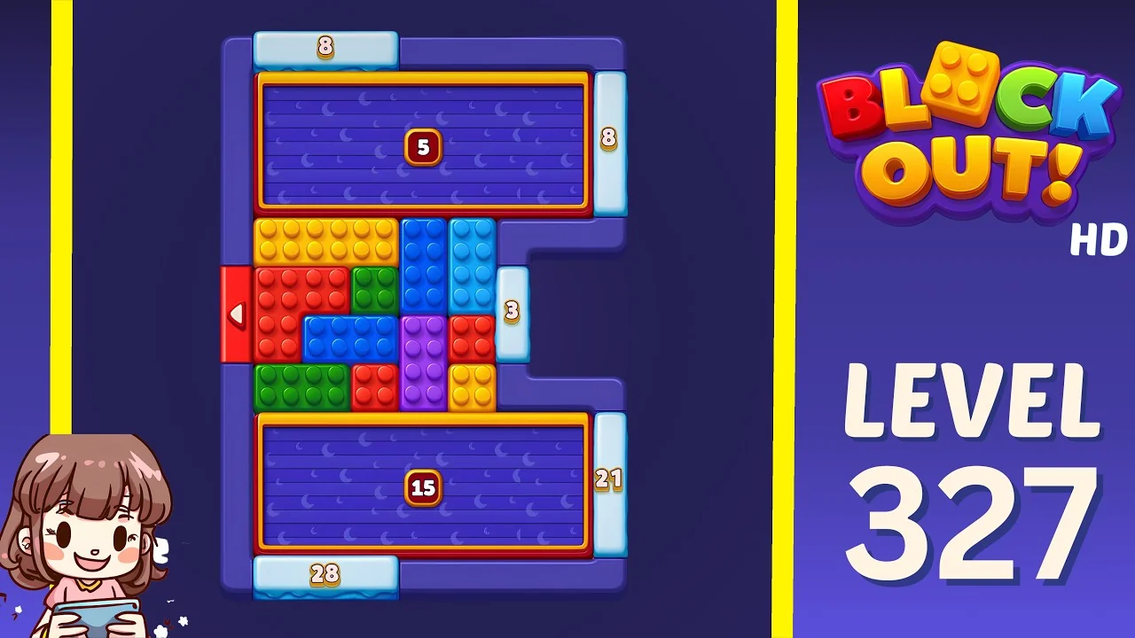 Block Out Level 327 gameplay