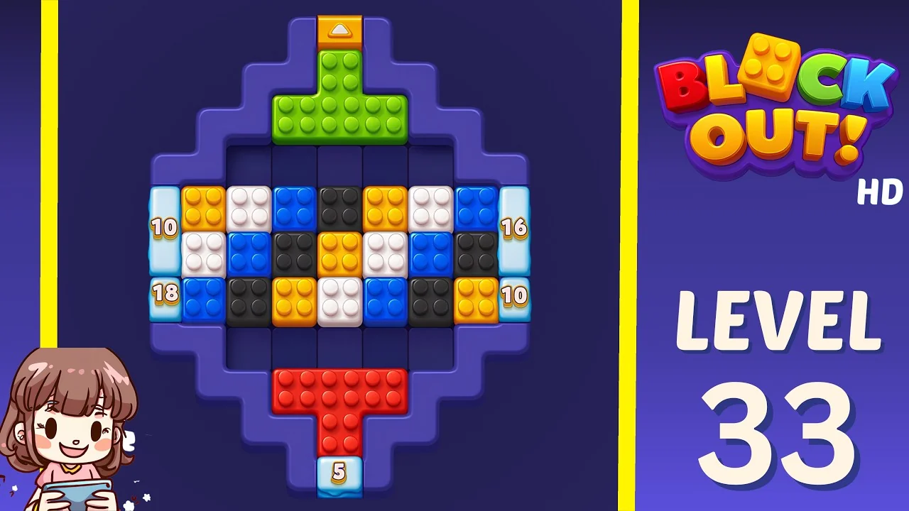 Block Out Level 33 gameplay