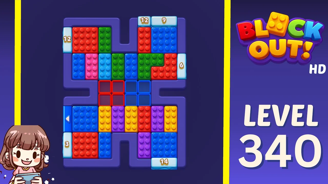 Block Out Level 340 gameplay