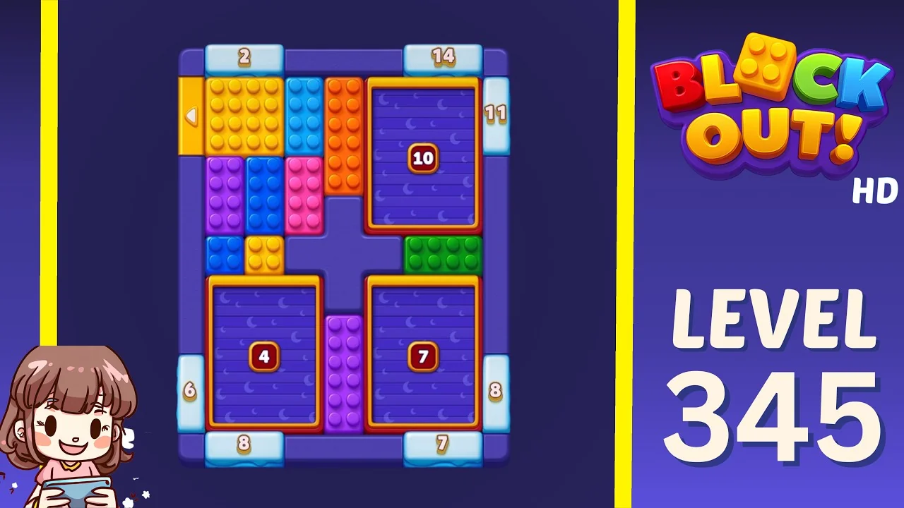 Block Out Level 345 gameplay