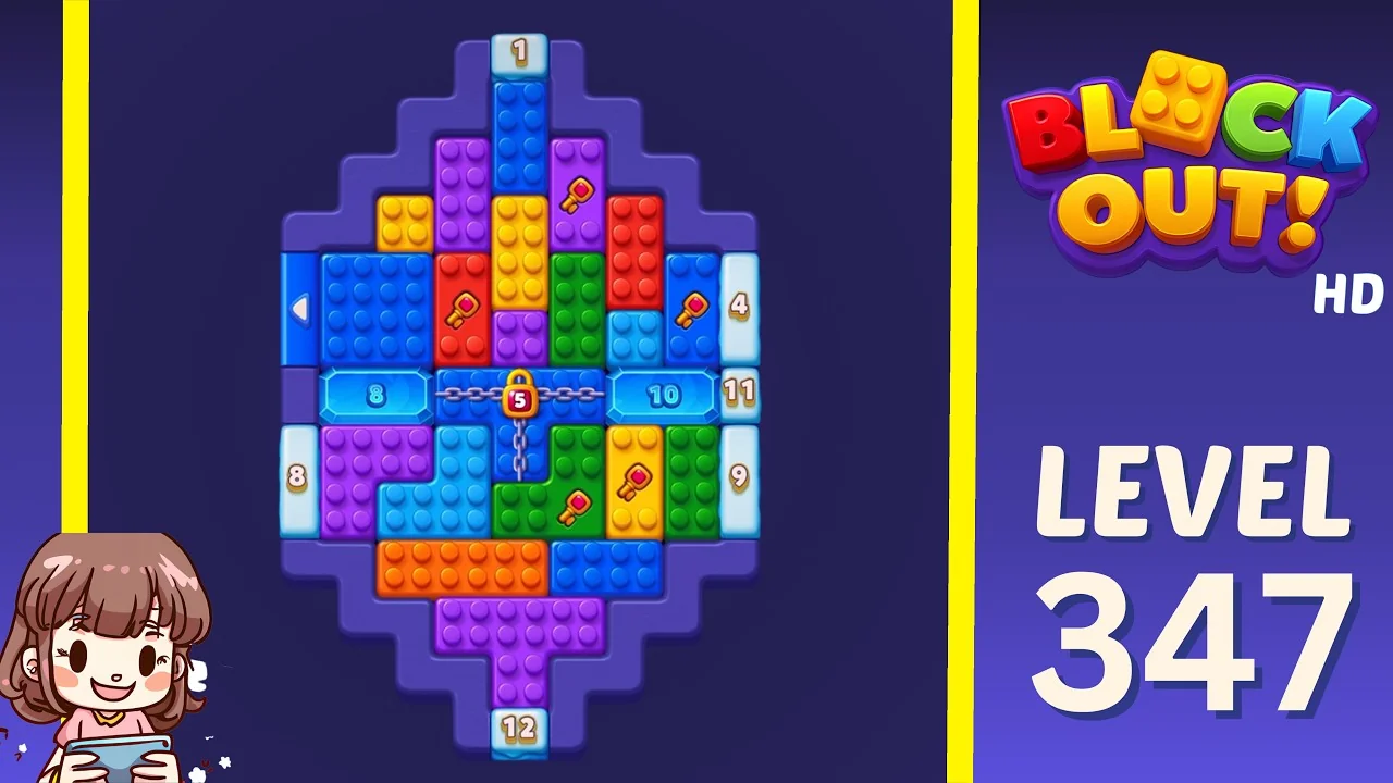 Block Out Level 347 gameplay