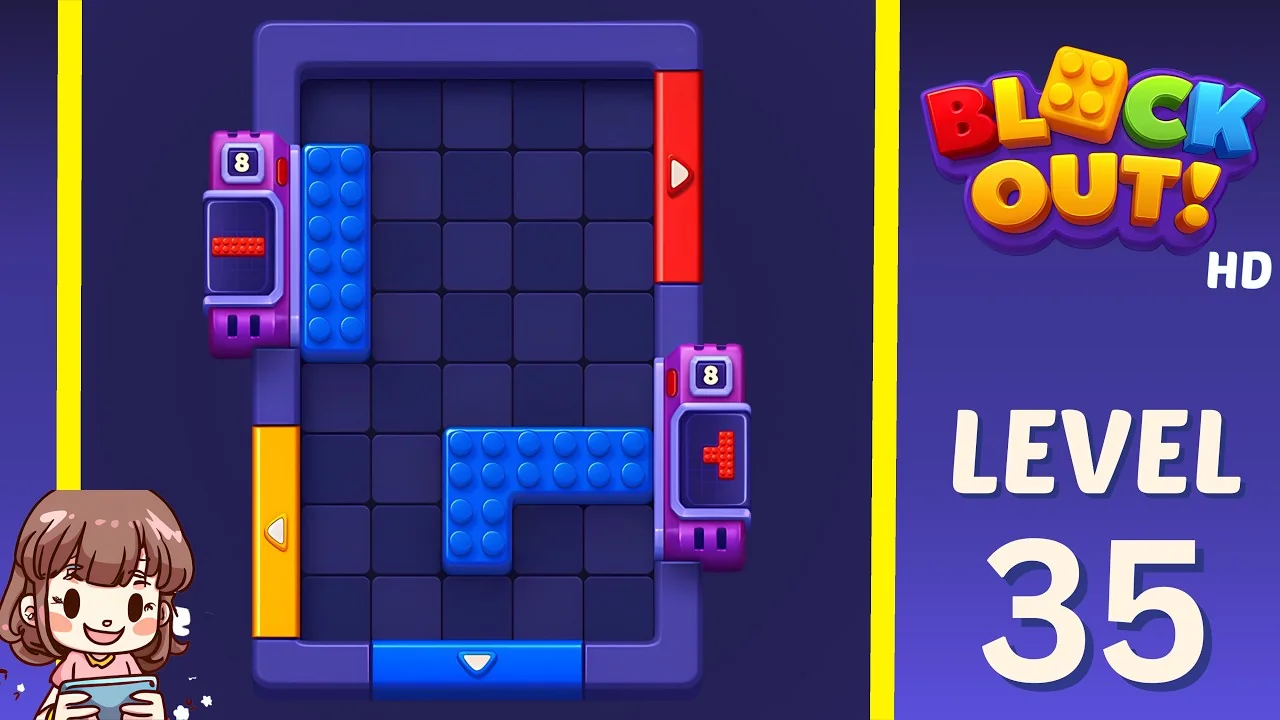 Block Out Level 35 gameplay
