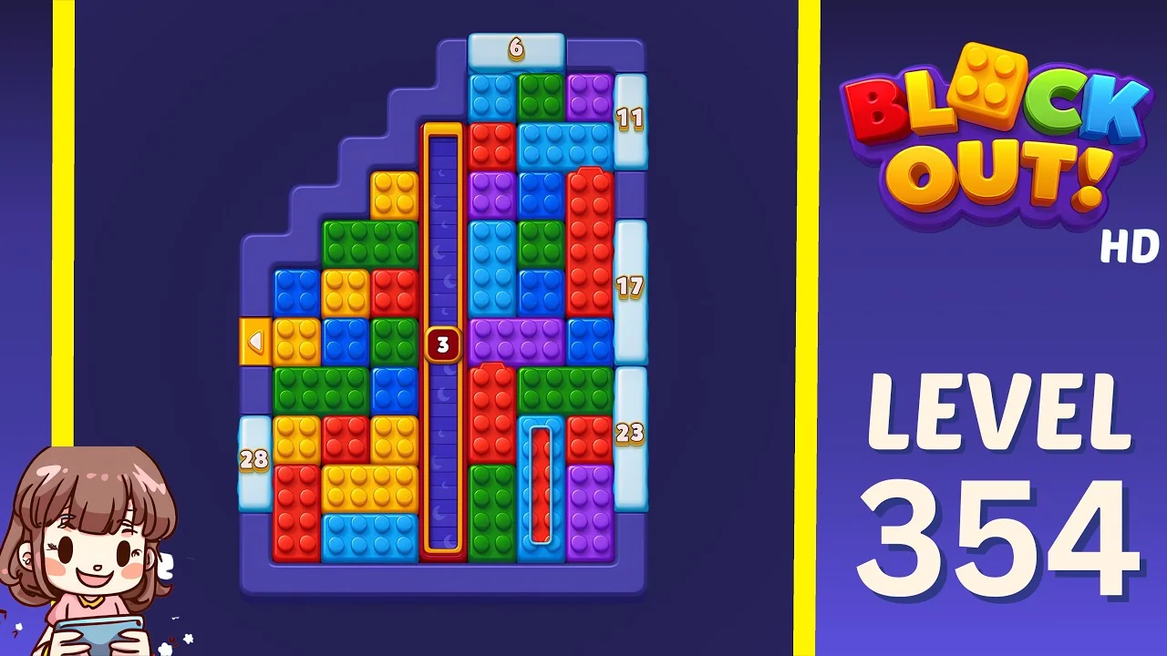 Block Out Level 354 gameplay
