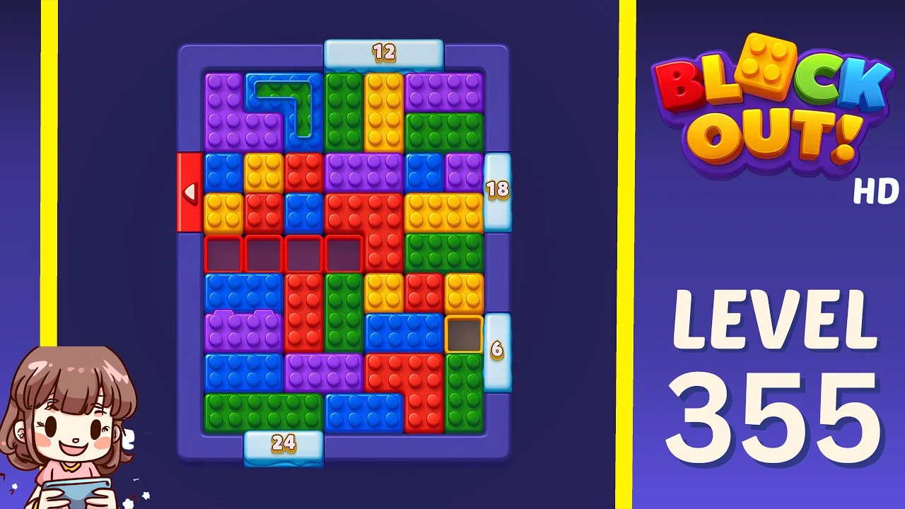Block Out Level 355 gameplay