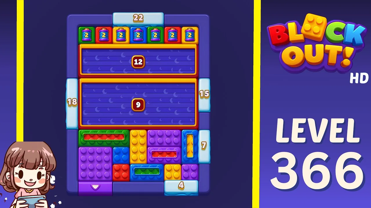 Block Out Level 366 gameplay