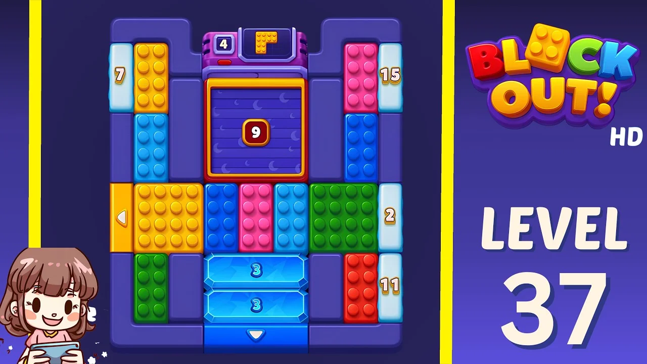 Block Out Level 37 gameplay