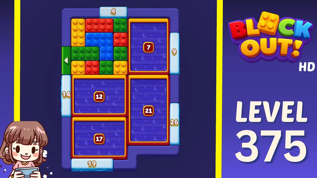 Block Out Level 375 gameplay
