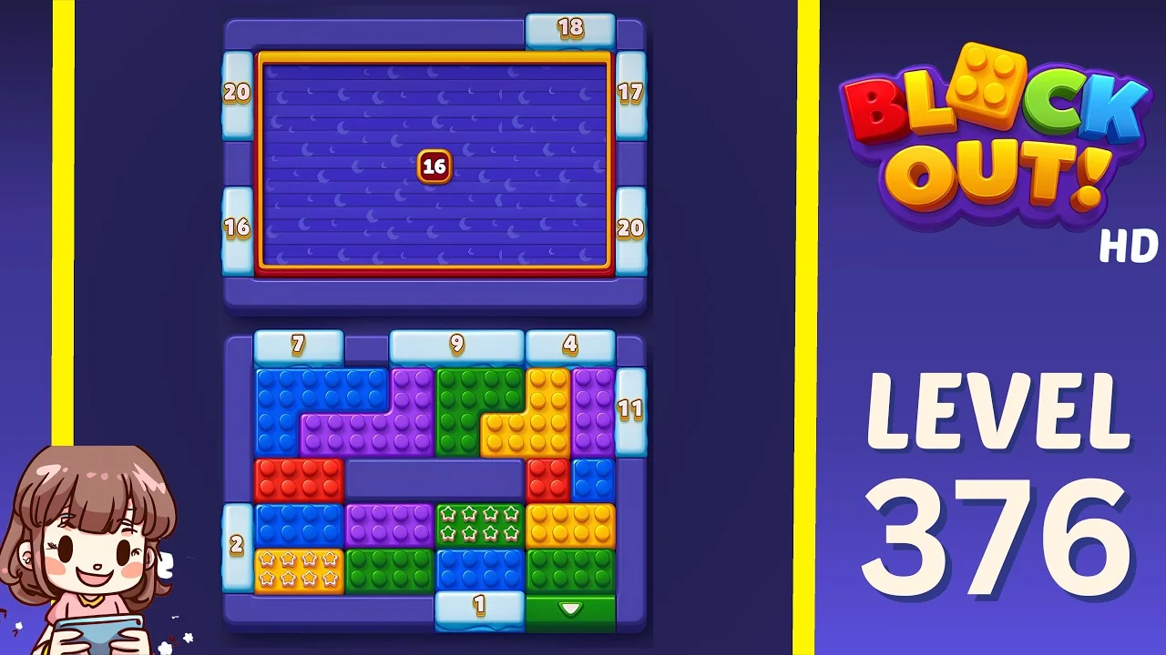 Block Out Level 376 gameplay