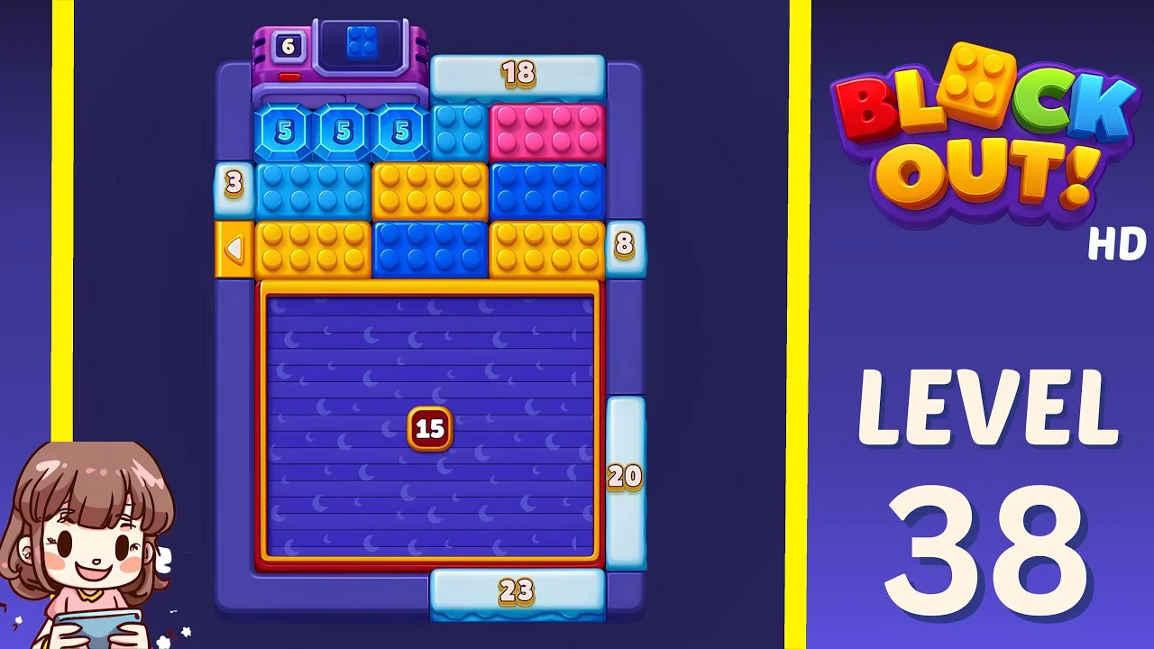 Block Out Level 38 gameplay