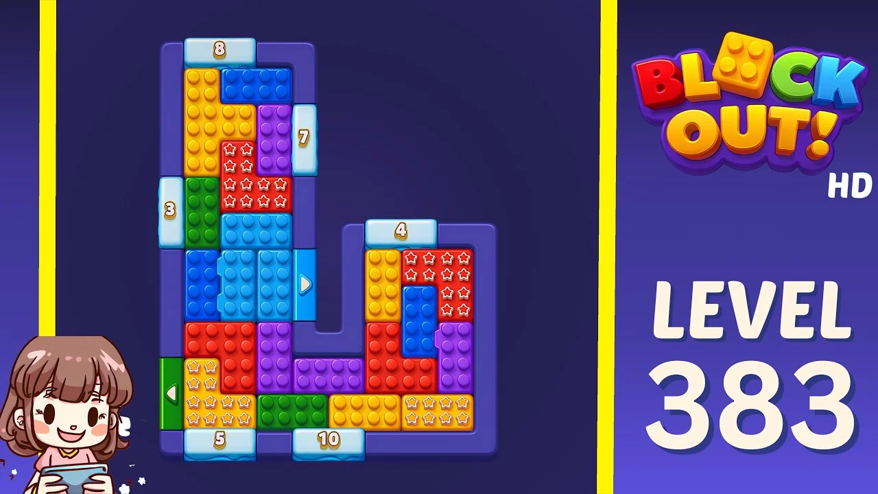 Block Out Level 383 gameplay