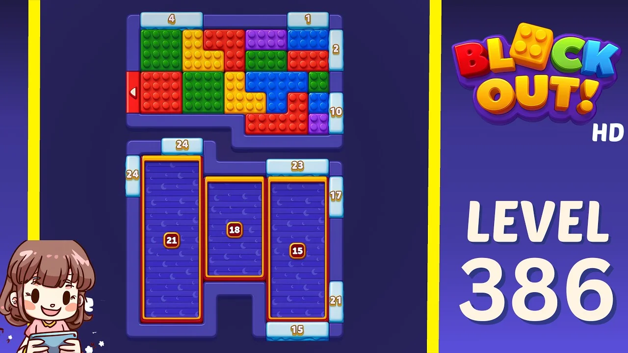 Block Out Level 386 gameplay