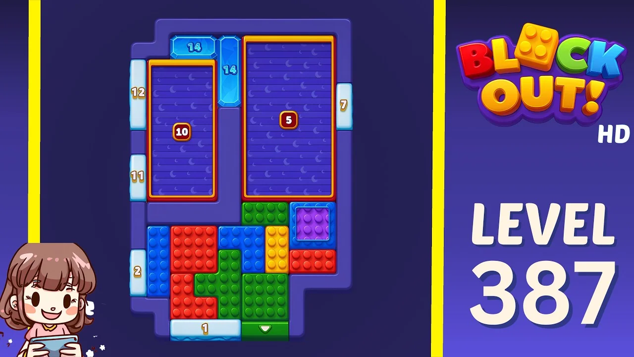 Block Out Level 387 gameplay