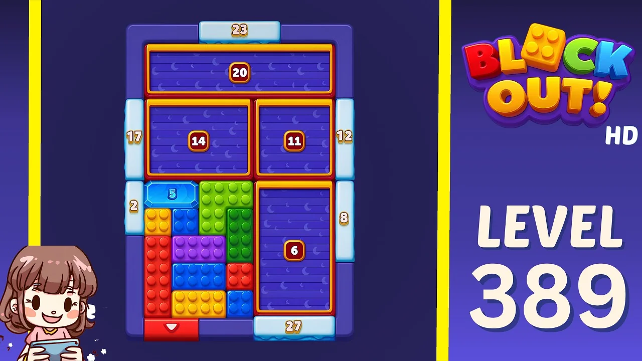 Block Out Level 389 gameplay