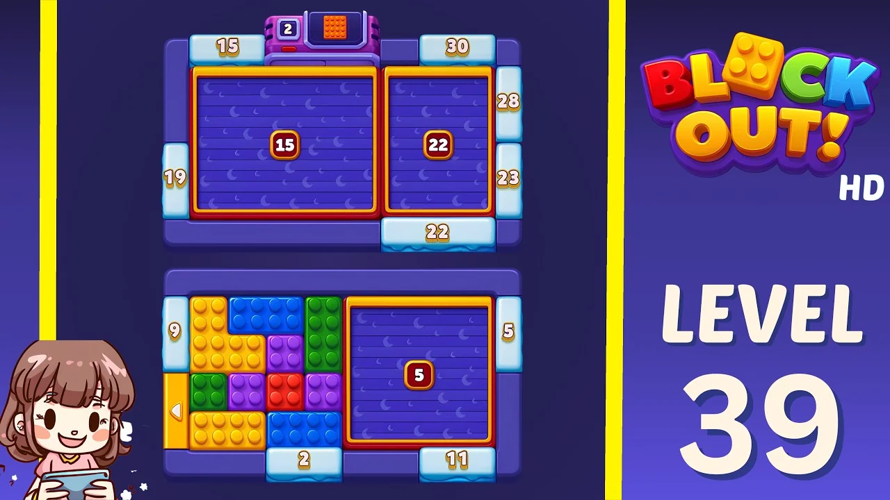 Block Out Level 39 gameplay