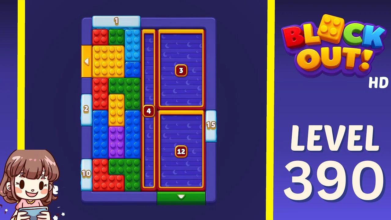 Block Out Level 390 gameplay