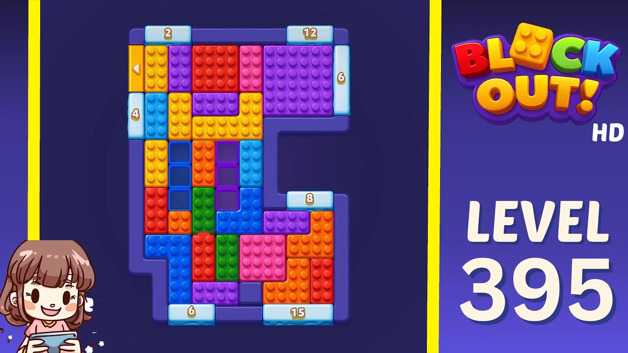 Block Out Level 395 gameplay
