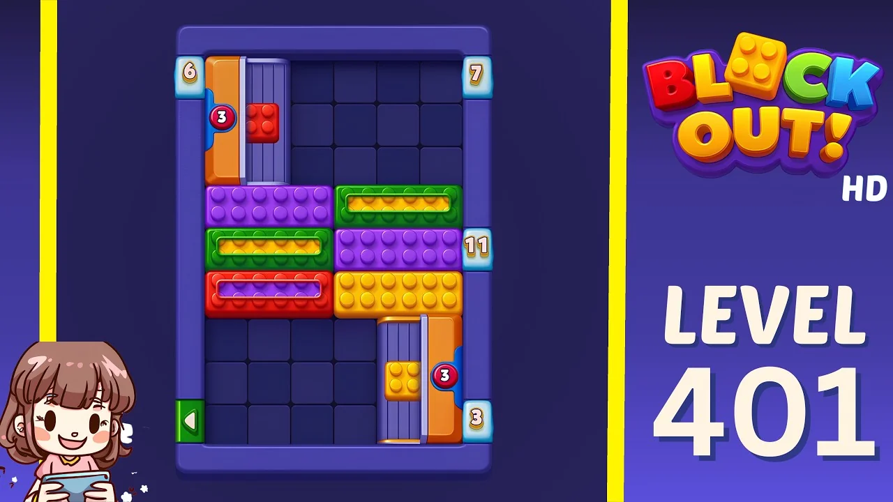 Block Out Level 401 gameplay
