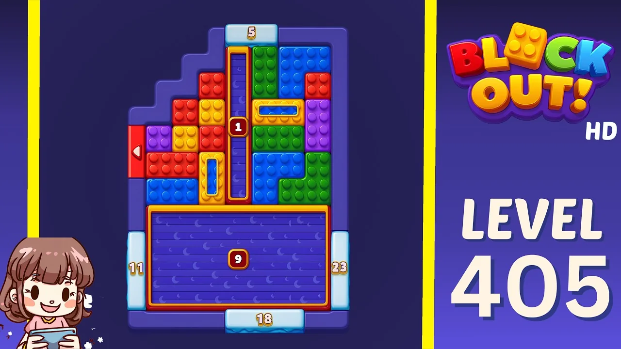 Block Out Level 405 gameplay
