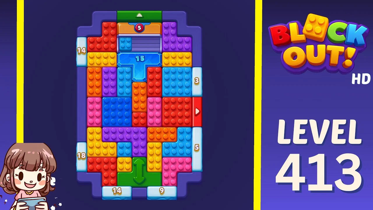 Block Out Level 413 gameplay
