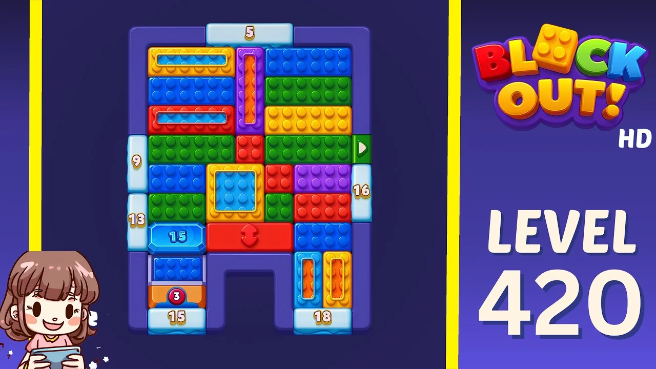 Block Out Level 420 gameplay