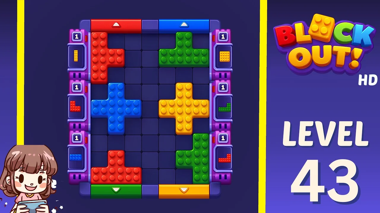 Block Out Level 43 gameplay