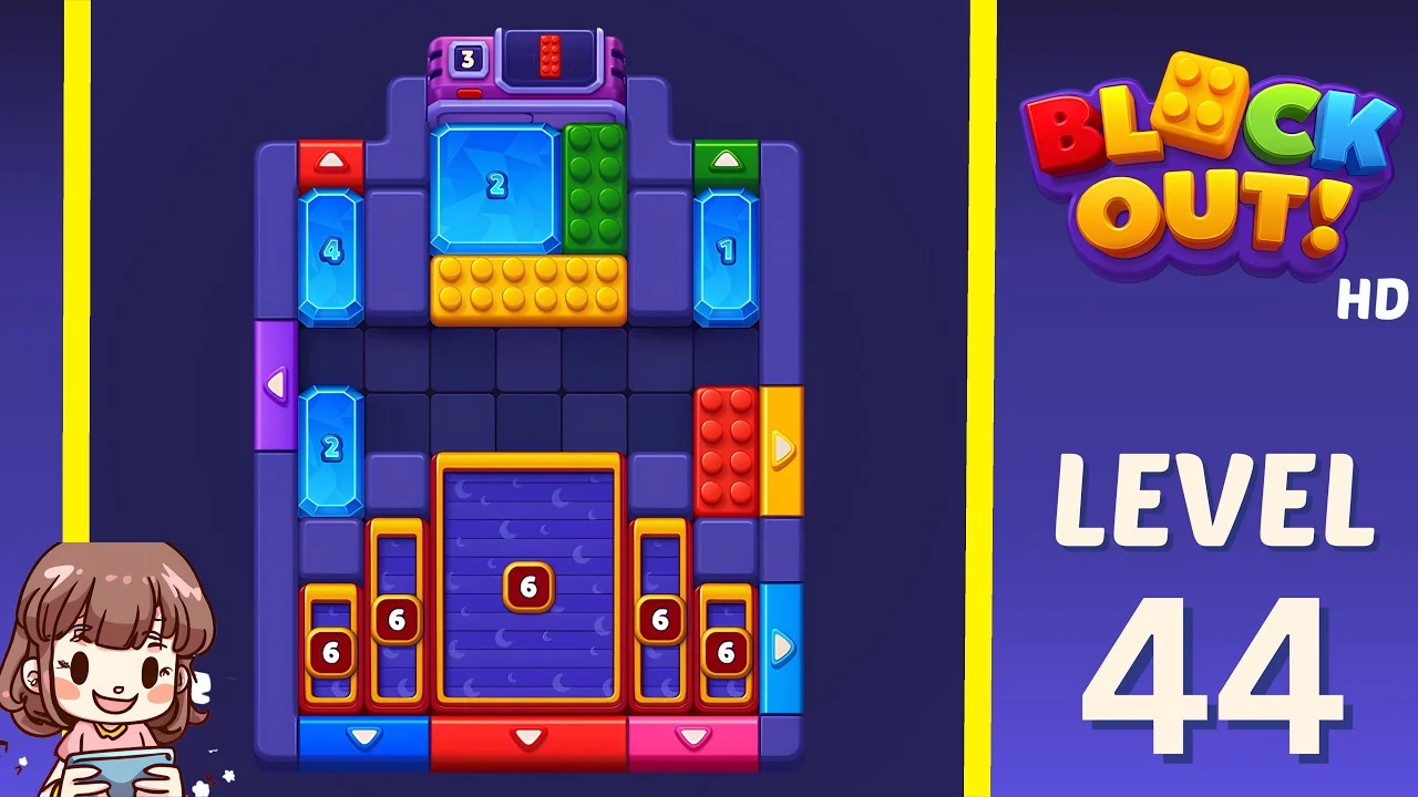 Block Out Level 44 gameplay