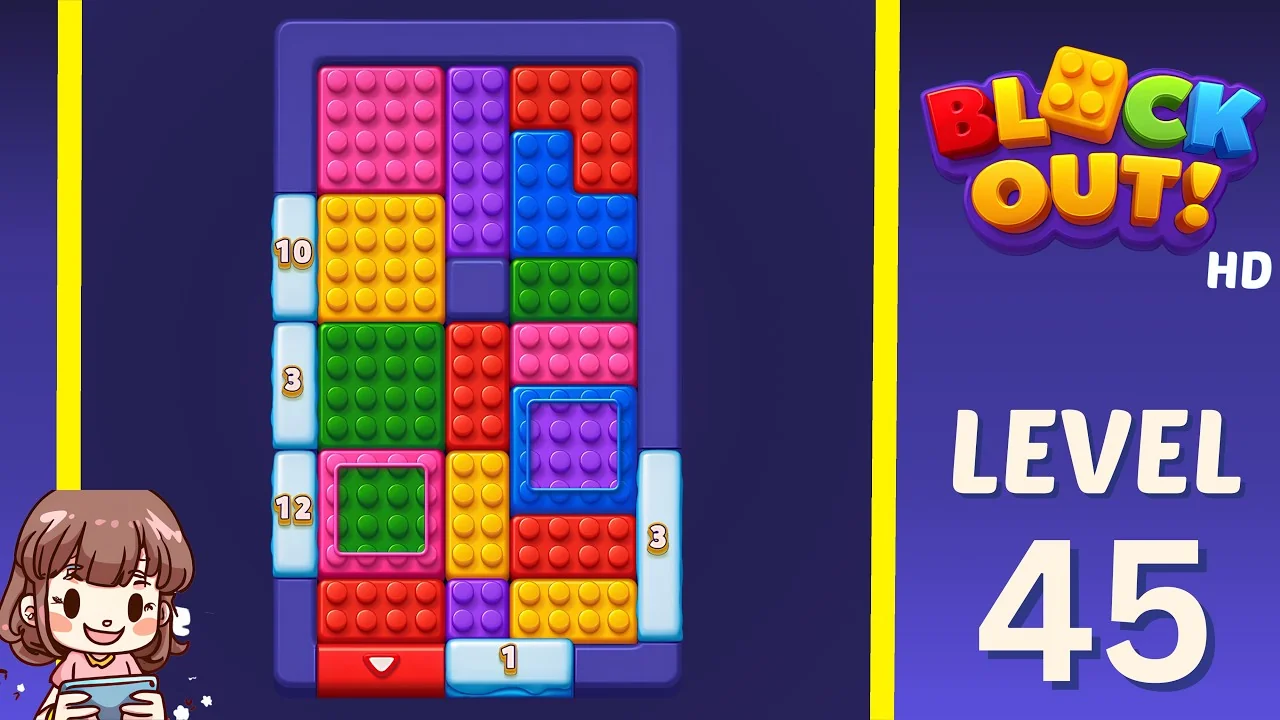 Block Out Level 45 gameplay