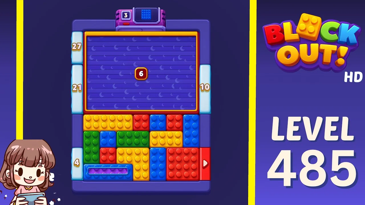 Block Out Level 485 gameplay