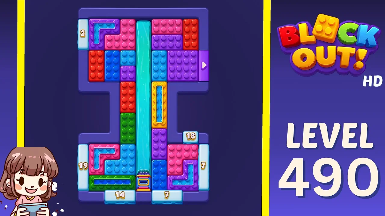 Block Out Level 490 gameplay