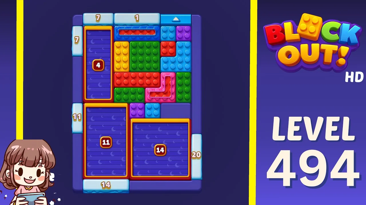 Block Out Level 494 gameplay