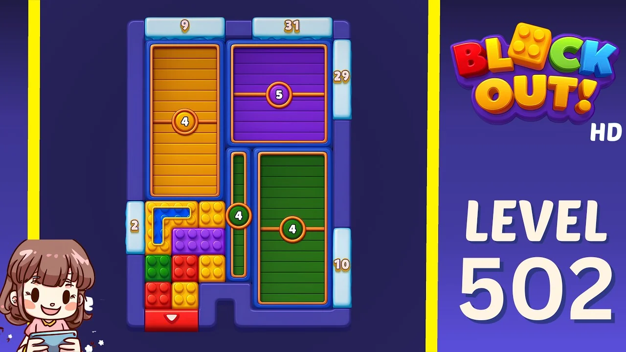 Block Out Level 502 gameplay