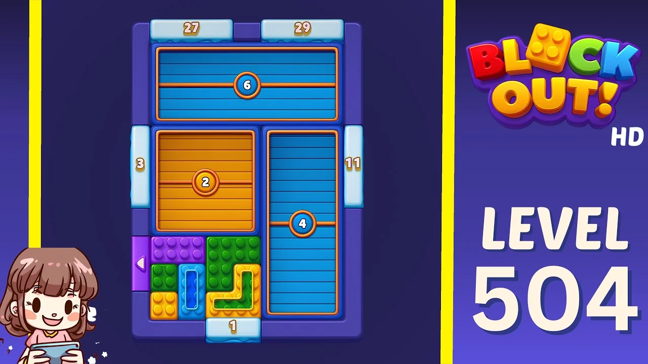 Block Out Level 504 gameplay