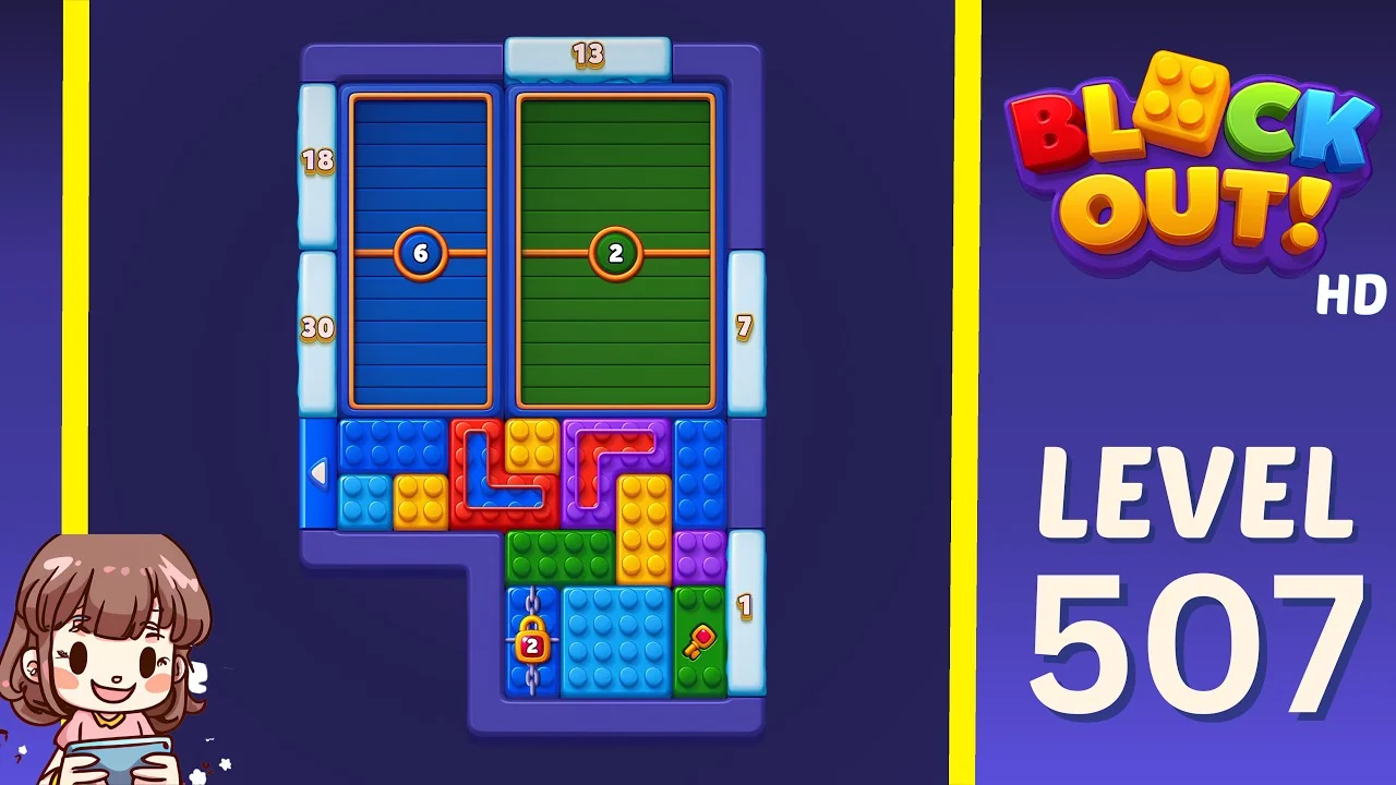 Block Out Level 507 gameplay