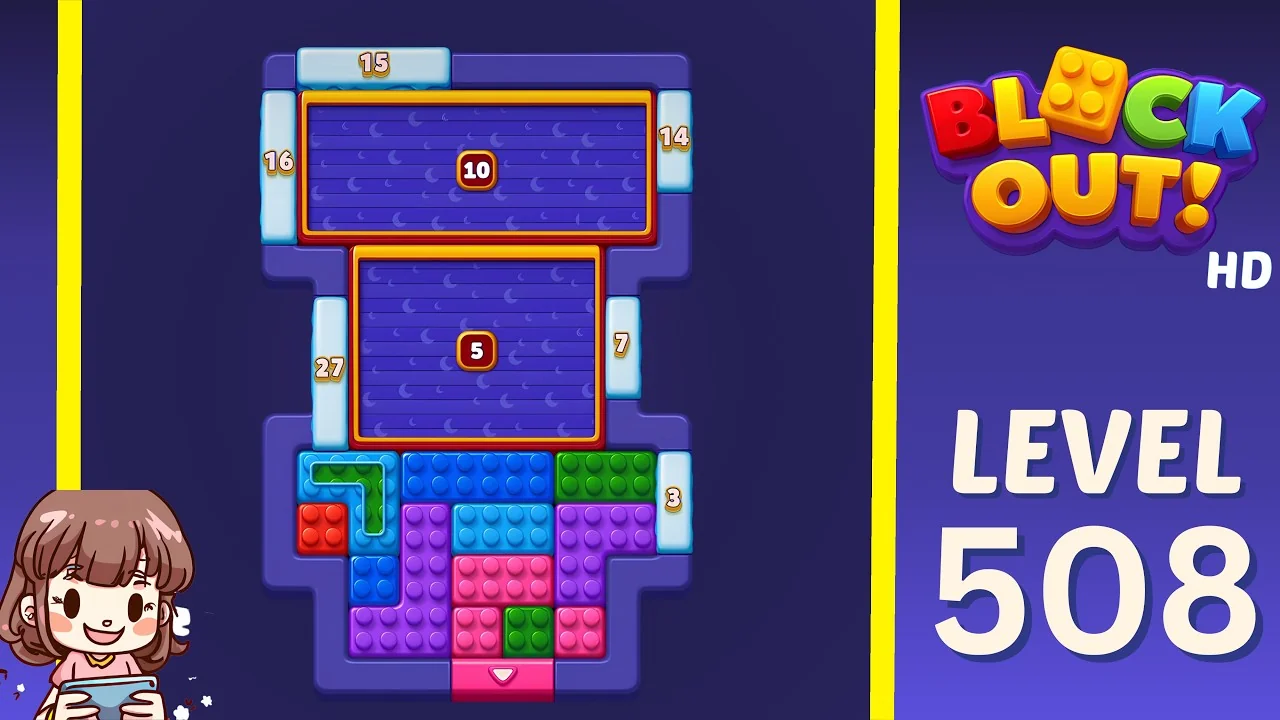 Block Out Level 508 gameplay