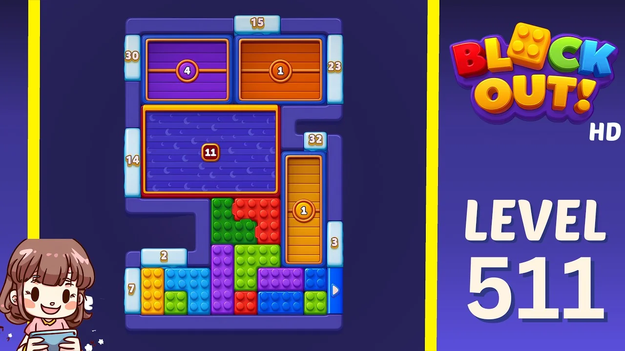 Block Out Level 511 gameplay