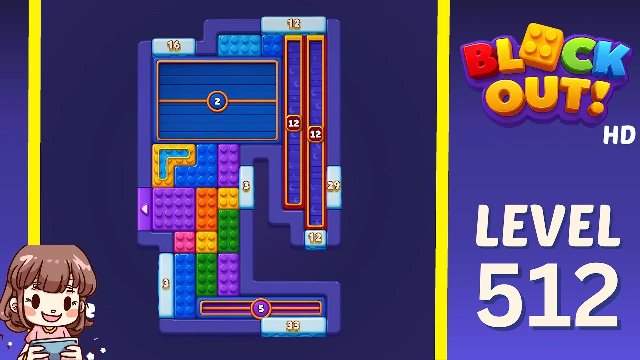 Block Out Level 512 gameplay